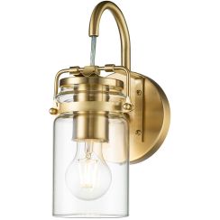 Elstead Lighting Brinley lampada da parete 1x60 W ottone KL-BRINLEY1-BB