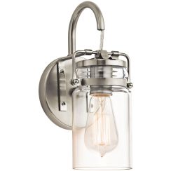 Elstead Lighting Brinley lampada da parete 1x60 W nichel KL-BRINLEY1-NI