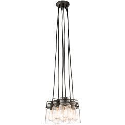 Elstead Lighting Brinley lampada sospesa 6x60 W marrone KL-BRINLEY6-OZ