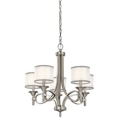 Elstead Lighting Lacey lampada sospesa 5x40 W bianco KL-LACEY5-AP