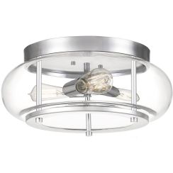 Elstead Lighting Trilogy plafoniera 3x40 W cromo QZ-TRILOGY-F-M-BATH