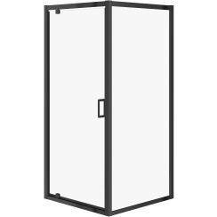 Cersanit Arteco box doccia 90x90 cm quadrato nero opaca/vetro trasparente S913-016