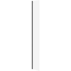 Cersanit Mille parete doccia walk-in 30 cm nero opaca/vetro trasparente S161-015