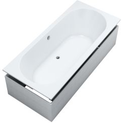 Schedline Celicia vasca da bagno con supporto 180x80 cm bianco 3WST.CS1P-18080
