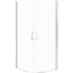 Cersanit Moduo box doccia 90x90 cm semicircolare cromo lucida/vetro trasparente S162-017
