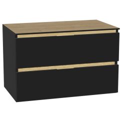 Set corpo dell'armadietto Excellent Tuto 2.0 MLEX.2172.800.BKBL, piano sopra armadietto Excellent Tuto 2.0 MLEX.2116.800.BL, MLEX.2151.800.01.BK