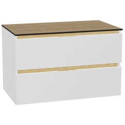 Set corpo dell'armadietto Excellent Tuto 2.0 MLEX.2172.800.WHBL, piano sopra armadietto Excellent Tuto 2.0 MLEX.2116.800.BL, MLEX.2151.800.01.WH