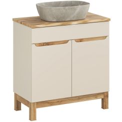 Set armadietto Comad Bali Cashmere BALI CASHMERE 82-80-46-2D, lavabo Comad Anna UN-ANNA-MY1, NATURE WOTAN 89-80-46 M