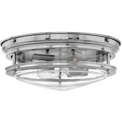 Quintiesse Hadrian lampada da soffitto 2x40 W cromo-trasparente QN-HADRIAN-FS-CM-CLEAR