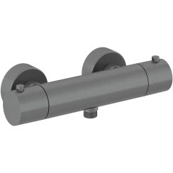 Kludi Objekta rubinetto per doccia a parete con termostato nero 35200N238