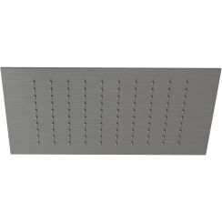 Kludi Asana soffione doccia 34x34 cm quadrata nero 69400N2-00