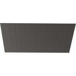 Kludi Asana soffione doccia 44x44 cm quadrata nero 6941039-00