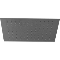 Kludi Asana soffione doccia 44x44 cm quadrata nero 69410N2-00
