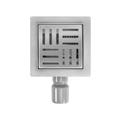 Rea Cross scarico a punto 12 cm acciaio REA-G6200