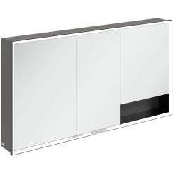 Villeroy & Boch My View+ armadietto 140x16.8x75 cm con specchio nero-grafite B48114VR