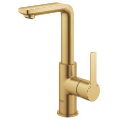 Grohe Lineare rubinetto per lavabo verticale Brushed Cool Sunrise 23296GN1