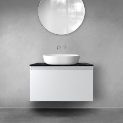 Set armadietto Oltens Vernal 60014700, piano sopra armadietto Oltens Tera 63029990