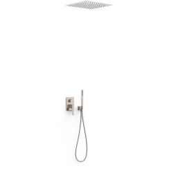 Tres Slim Exclusive set per vasca e doccia da incasso con soffione acciaio 20238006AC
