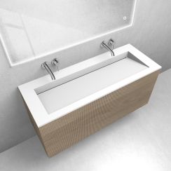 Set armadietto Oltens Lun 60030060, lavabo Oltens Stila 40204900
