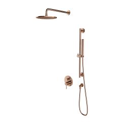 Omnires Y set doccia da incasso con soffione rame SYSY47CP