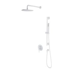 Omnires Y set doccia da incasso con soffione bianco SYSY47WM