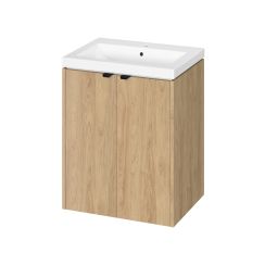 Cersanit Ovida lavabo con armadietto 60 cm rovere S4047-005