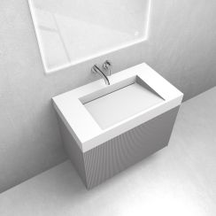 Set lavabo Oltens Stila 40001900, armadietto Oltens Lun 60028900