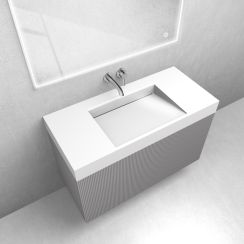 Set lavabo Oltens Stila 40003000, armadietto Oltens Lun 60029900