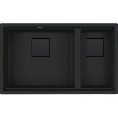 Franke Kanon lavello in granito 76x46 cm nero 125.0749.682