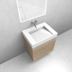 Set armadietto Oltens Lun 60032060, lavabo Oltens Stila 40000000