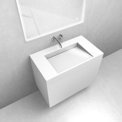 Set lavabo Oltens Stila 40001000, armadietto Oltens Lun 60033000