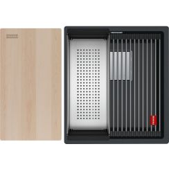 Franke Kanon lavello in granito 46x41 cm nero 125.0749.651