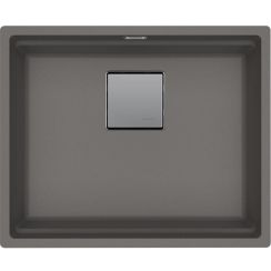 Franke Kanon lavello in granito 56x46 cm grigio/grafite/inox 125.0749.658