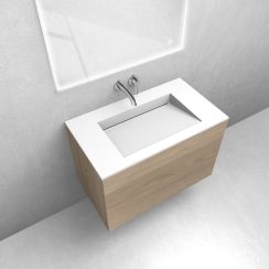 Set armadietto Oltens Lun 60033060, lavabo Oltens Stila 40001900