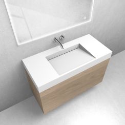 Set lavabo Oltens Stila 40003900, armadietto Oltens Lun 60034060