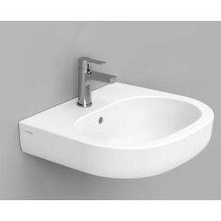Ceramica Dolomite Mirto lavabo 55x48 cm ovale a parete bianco opaca D461341