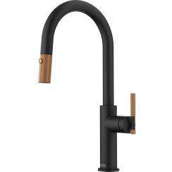 Franke Maris Stripes rubinetto da cucina verticale nero-rame 115.0747.674