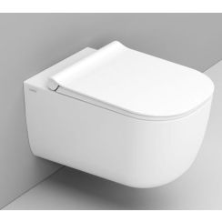 Ceramica Dolomite Mirto vaso wc sospeso senza brida bianco opaco D462541
