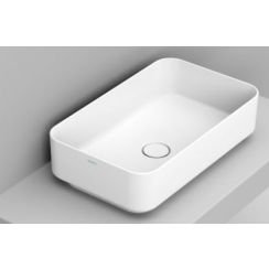 Ceramica Dolomite lavabo 60x36 cm rettangolare da appoggio bianco opaca D311141