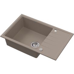 Ruvetti Axel lavello in granito 78x50 cm beige 3001AX_BE160XL_W