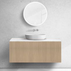 Set armadietto Oltens Lun 60030060, piano sopra armadietto Oltens Lun 63027000