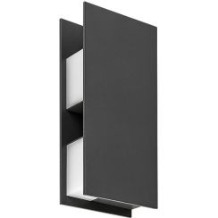 Rabalux Kioni lampada da parete per esterni 1x13 W nero 77063