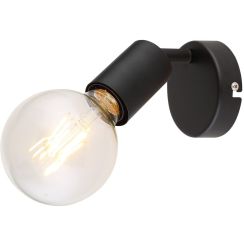 Rabalux Lamar lampada da parete 1x40 W nero 3986