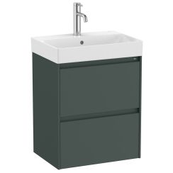 Roca Ona lavabo con armadietto 50 cm verde A851682513