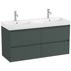 Roca Ona lavabo con armadietto 120 cm verde A851694513