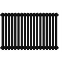 Irsap Tesi 3 radiatore per ambienti 56.5x63 cm podłączenie inferiore nero IRS-TES-3056-14-K1-2