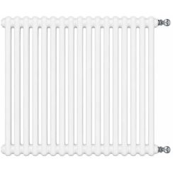 Irsap Tesi 2 radiatore per ambienti 56.5x67.5 cm podłączenie laterale bianco IRS-TES-3056-15-B-B