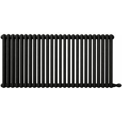 Irsap Tesi 4 radiatore per ambienti 56.5x108 cm podłączenie inferiore nero IRS-TES-4056-24-K1-V