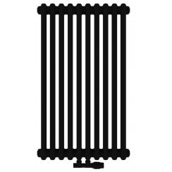 Irsap Tesi 2 radiatore per ambienti 90x45 cm podłączenie inferiore nero IRS-TES-2090-10-K1-5