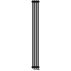 Irsap Tesi 2 radiatore per ambienti 180x18 cm podłączenie inferiore nero IRS-TES-2180-04-K1